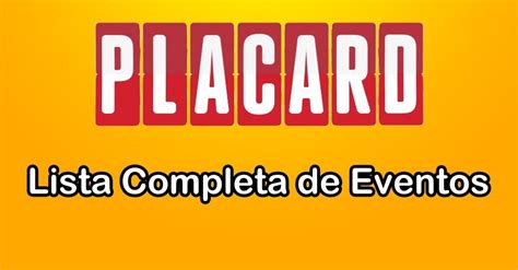placard eventos